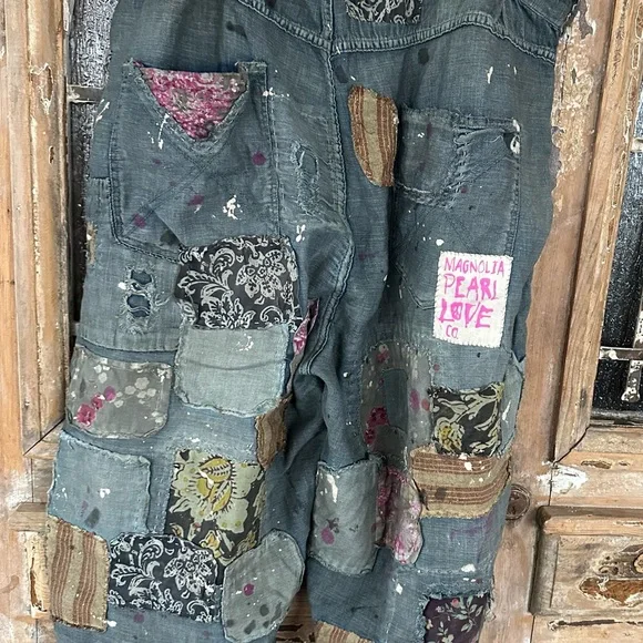 Bohemian Patchwork Pants by Magnolia Pearl - Picture 6 of 12